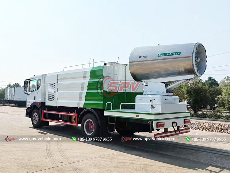 DONGFENG 4x2 Spray Mist Dust Control Truck - Rear Left Side